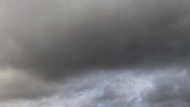 Orange clouds becomes more darker