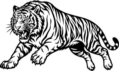vector illustration of a tiger © Muhammad