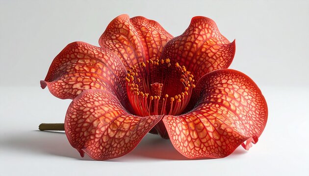 a rafflesia arnoldi flower in full bloom