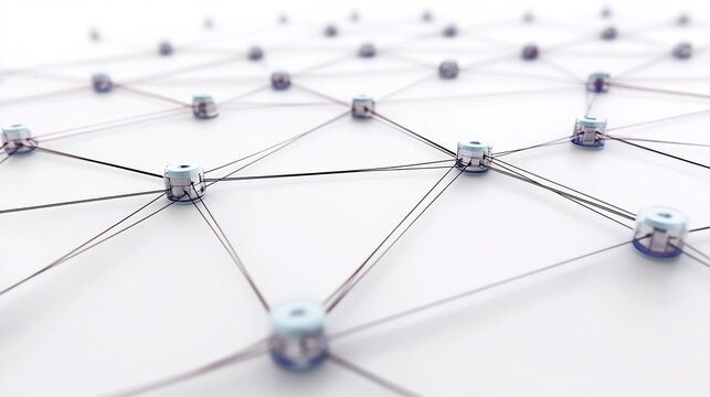 A Scalable Wan Diagram With Interconnected Regions White Background