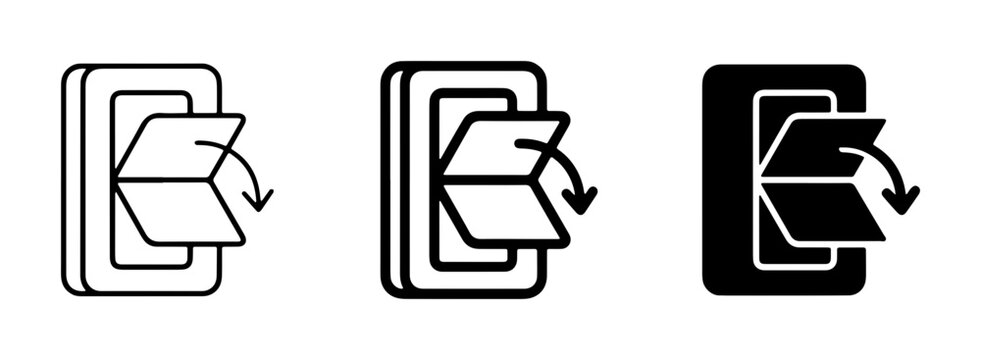 Light Switch Icons Set, Toggle Button Vector Graphics, Power Control Symbols, Electrical Switch Illustrations, On Off Control Elements