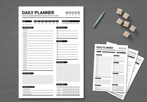 Daily Planner Template