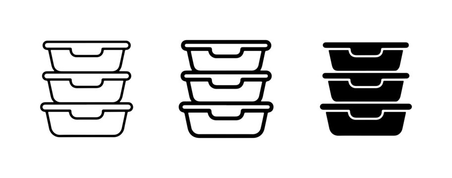 Stacking Food Containers, Storage Boxes, Meal Prep Tubs