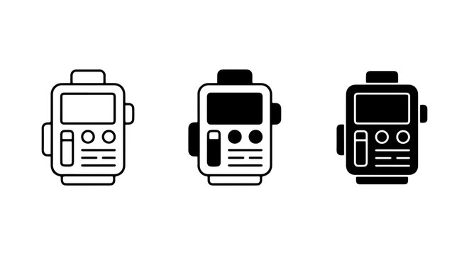 Digital Counter Icons, Clicker Devices, Tally Counters, Counting Tools