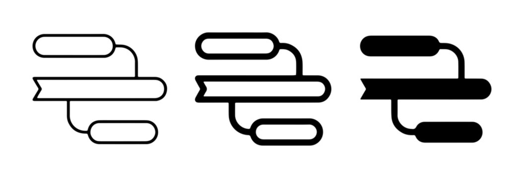 Flowchart Icons, Process Diagram Elements, Workflow Charts, Organization Structure Symbols, Business Process Flow