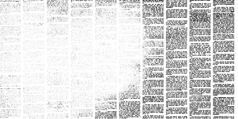 Fototapeta premium Abstract Monochrome Newspaper Background With Transparent Copy Space, Faded Newsprint Typography, Grunge Editorial Texture And Worn Black And White Media Surface