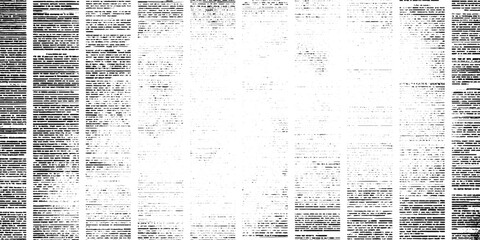 Fototapeta premium Distressed Vintage Newsprint Texture Background Featuring Transparent Center Area, Blurred Newspaper Columns, Retro Editorial Print Overlay And Abstract Grunge Paper Pattern