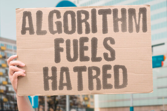 "Algorithm Fuels Hatred" optimize for emotional engagement inadvertently amplifying partisan outrage and political division. RECOMMENDATION. OPTIMIZE. EMOTIONAL. AMPLIFYING. OUTRAGE.
