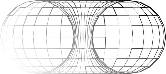Globe grid forms. Shapes. Striped 3D spheres, geometry globe grid, earth latitude and longitude line grid vector symbols set. Spherical grid globe shapes. formas en red en 3D. Wireframe 3D circle grid © Mylifeontopdm