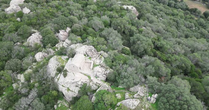 The Eremo di San Trano, a historic hermitage in Sardinia.