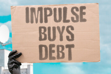 "Impulse Buys Debt" targeted advertising exploits psychological vulnerability to convert emotional states into impulsive purchases. ALGORITHMICALLY. TARGETED. EXPLOITS. VULNERABILITY. IMPULSIVE. © AndriiKoval