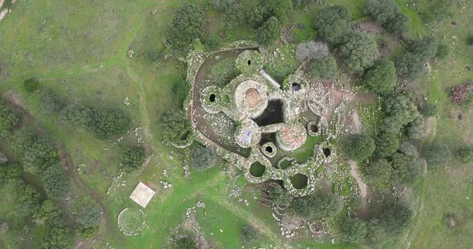 The Nuraghe Arrubiu, a significant prehistoric complex in Sardinia.