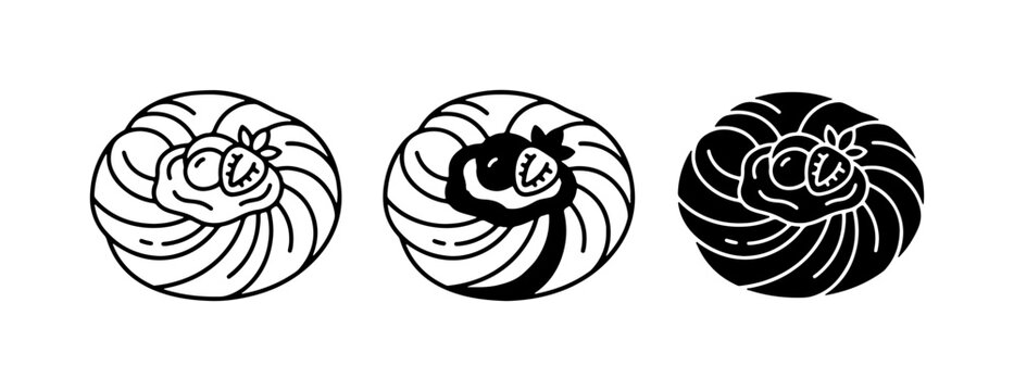 Millipede Icons, Insect Vector Graphics, Arthropod Line Art