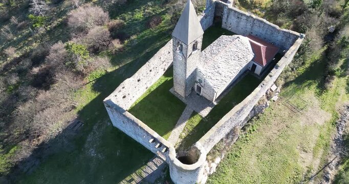 The Church of the Holy Trinity in Hrastovlje, Slovenia.