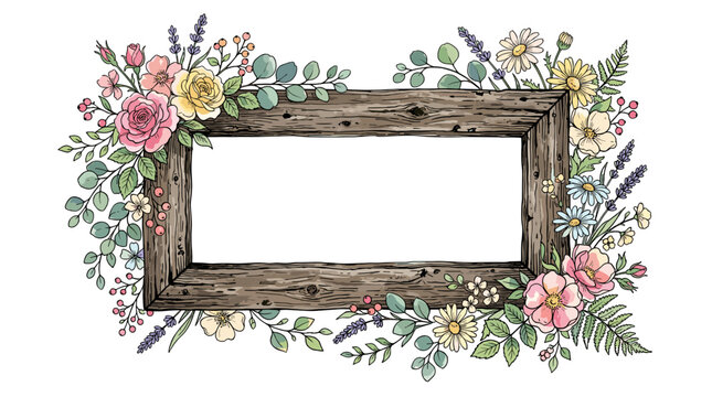 Rustic Simple Flower Border Rustic Flower Border Images – Browse 264,595 Stock Photos, Vectors, and ...
