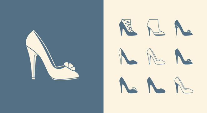Elegant High Heels Collection: Fashion Footwear Icons