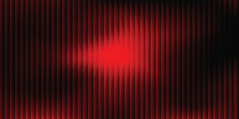 Abstract dark red background featuring a glowing central light and vertical bar textures. Sophisticated gradient design with high-contrast shadows and modern industrial aesthetic. © Mall11