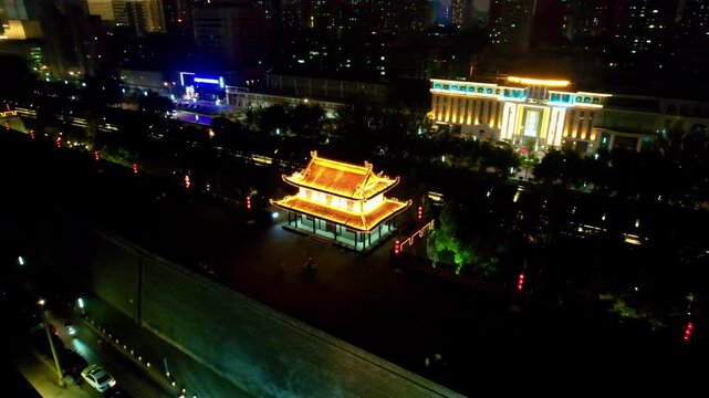 Stadtmauer Xian China