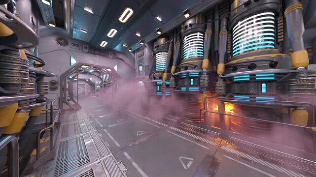 作業通路　3DCGレンダリング