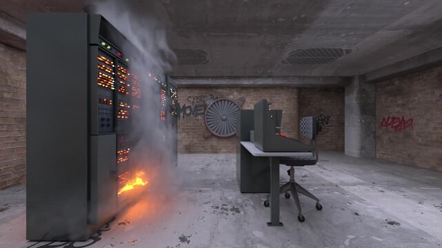 モニタリングルーム　3DCGレンダリング
