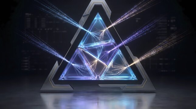 Geometric Prism Network Core With Directed Light Stream Integration