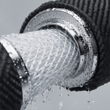 Future Sustainable Water Filtration Technology with Carbon Fiber Infrastructure and Advanced Pure Water Recycling System