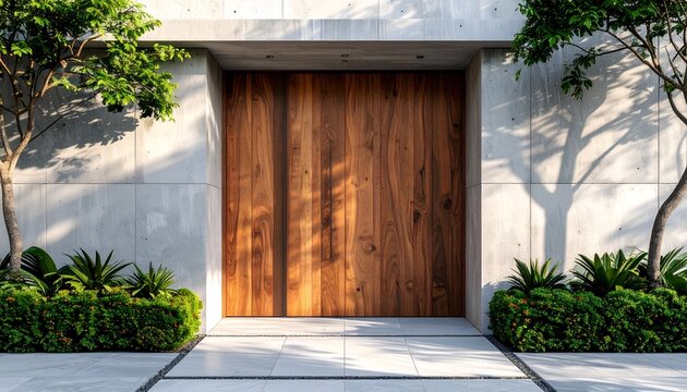 Wooden entry