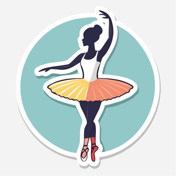 Ballet Dancer Silhouette in Tutu