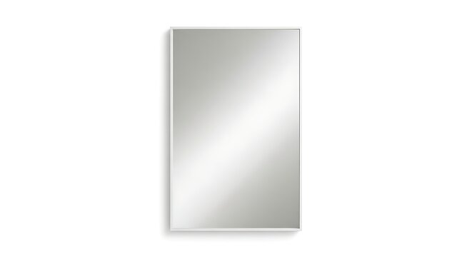 Modern Rectangular Mirror with Simple Design for Home Decor.