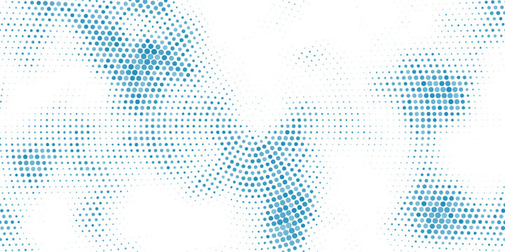 Digital gradient with points. Abstract futuristic panel. Dotted Backgound. Monochrome halftone pattern. Grunge  backdrop with circles, dots, point. Vector illustration