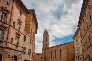 Obraz premium Siena Streetscape