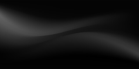 Obraz premium Black luxury fabric background with copy space