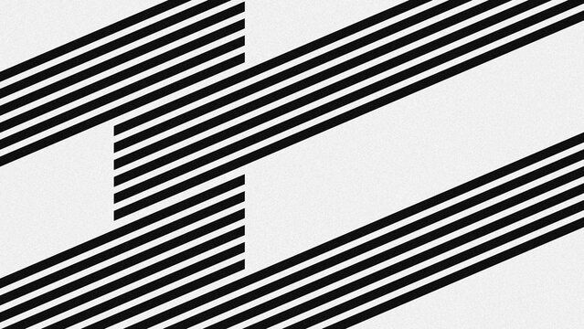 Abstract Black and White Diagonal Stripes Geometric Pattern Modern Minimal Design With High Contrast