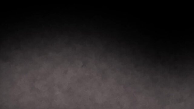 Dense atmospheric smoke rising slowly against black background creates cinematic mystery effect for motion graphics projects or abstract design needs with slow drifting smoke patterns.
