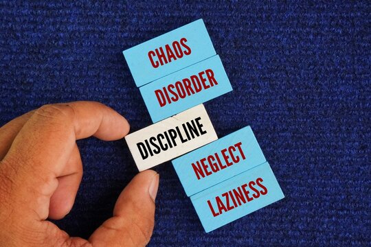 Opposite words for discipline are Chaos, Disorder, Neglect, Laziness. Discipline involves training oneself or others to follow rules, maintain structure, and achieve goals.