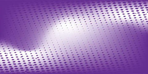 Fototapeta premium Purple halftone background for modern abstract digital design wallpaper graphic print and web layout