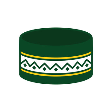 Indonesian Songkok with Pattern Ornament