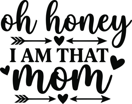 Black and white love heart vector with text I am that meme oh honey