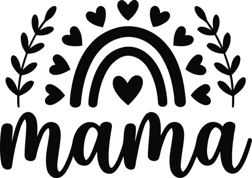Black and white floral wreath with text space for greeting card or logo design vector illustration