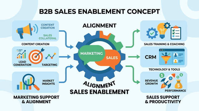 Business to Business Sales Enablement Strategy.