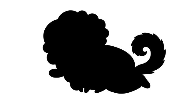 Sleeping girl hugging cute viscacha pet flat vector illustration