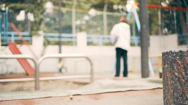 親子　公園　遊び