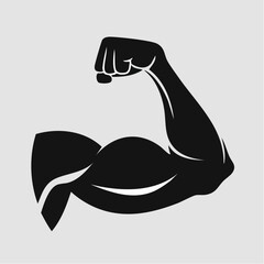Fototapeta premium Bicep Flex Icon