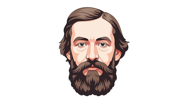 Man with Brown Beard.