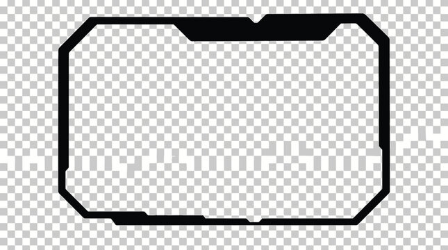 Black and gray abstract geometric silhouette with text EPS vector file.