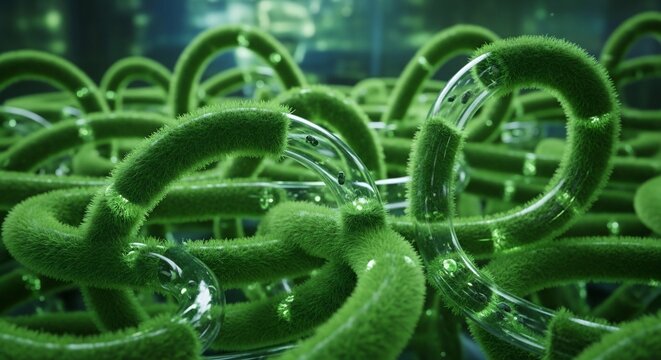 Abstract green structures