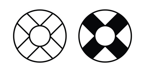 Life buoy icon vector concept set © Cristiane