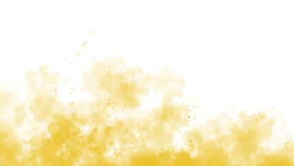 Golden smoke, abstract background, yellow fog, misty texture, commercial design element © Alif