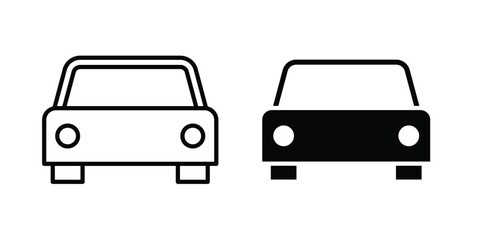 Fototapeta premium Taxi icon vector concept set