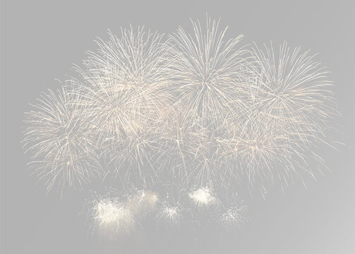 Elegant gold firework explosions abstract black background with shimmering festive sparkles for luxury celebration digital wallpaper design 
